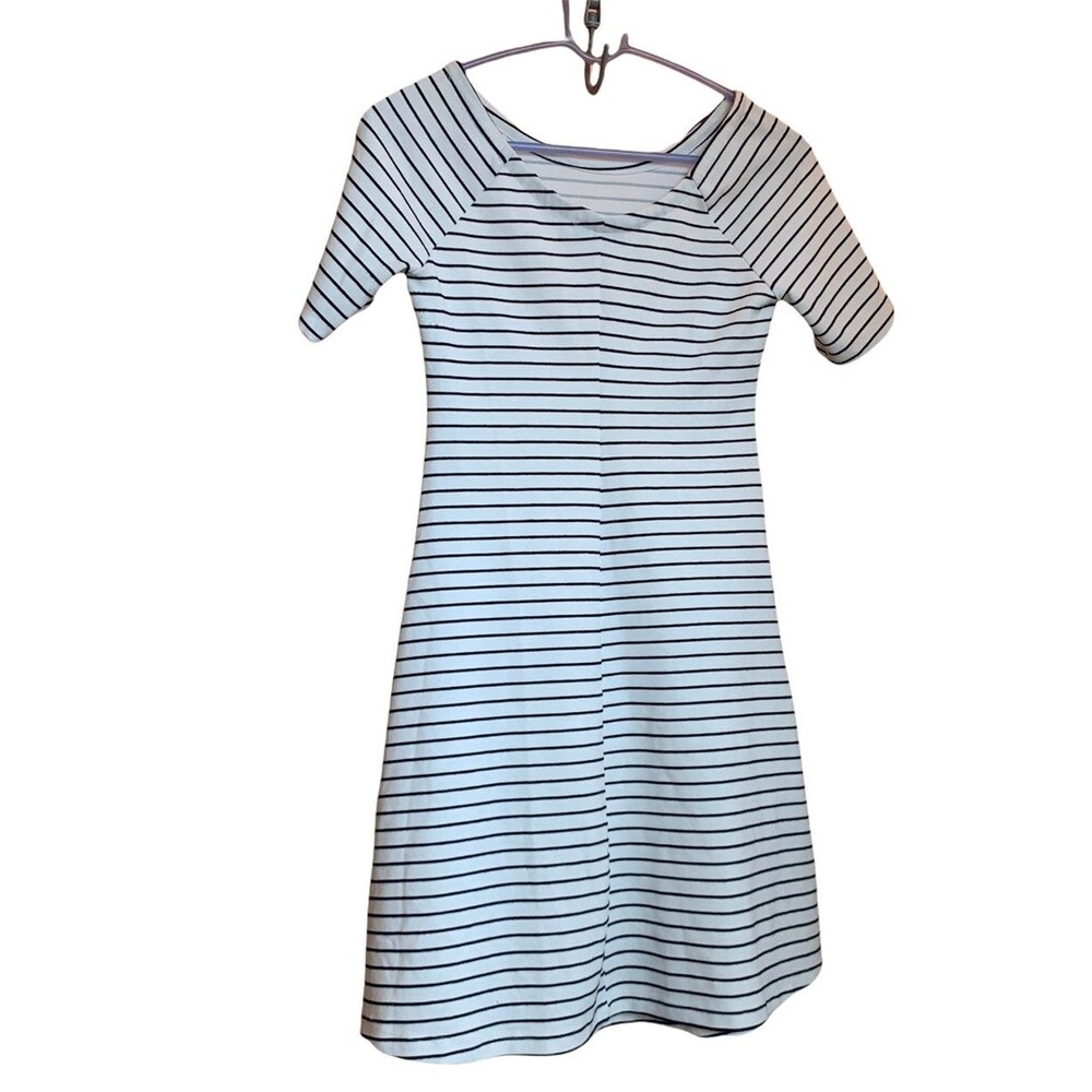 Cute White Zara Stripe Dress - Picture 2 of 6